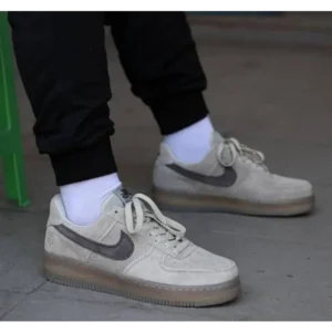Imported Nike Air Force 1 Regining Camp Cool Grey Shoes For Men (SW5745)