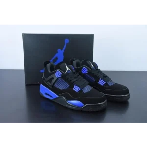 Premium Nike Air Jordan Retro 4 Thunder Blue Shoes For Men (SW6193)