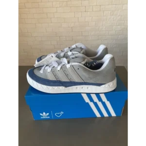 First Copy Adidas Human Made X Adimatic Nevy Blue Dark Grey Shoes For Men (QT237)