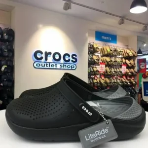 Stylish Crocs Lite Ride Black Grey For Men (QT156)