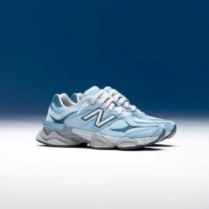Classy New Balance 9060 Chrome Blue Shoes For Men (LL624)