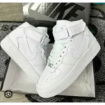 Trendy Nike Air Force Mid Long Leather Shoes For Women (TS773)