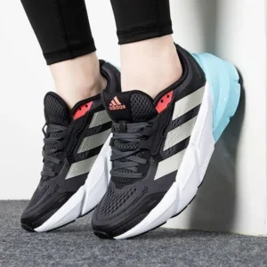 First Copy Adidas Adistar Turbo Black Blue Shoes For Men (SP86)