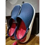 Trendy Crocs Lite Ride Red Navy Clogs For Men (TS899)