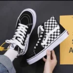 Trendy Vans Checkboard Long Shoes For Men (SF135)