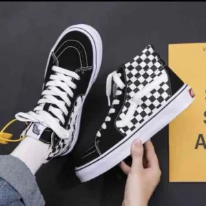 Trendy Vans Checkboard Long Shoes For Men (SF135)