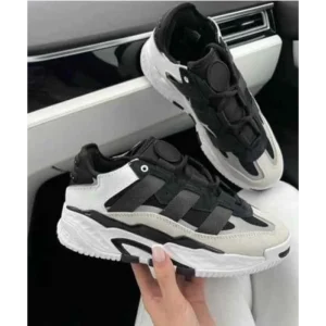 Classy Adidas Niteball Black White Shoes For Men (SHI174)