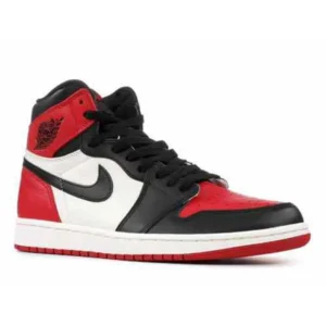 First Copy Air Jordan Retro 1 Bred Toe High Shoes For Men (SHI513)