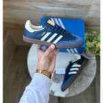 First Copy Adidas Originals Samba Navy Shoes For Men (SIS376)