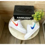Premium Nike Air Force Ambush White Blue Orange Shoes For Men (SIS372)