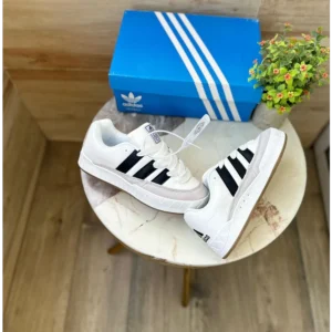 First Copy Adidas Adimatic Originals White Black Shoes For Men (SIS373)