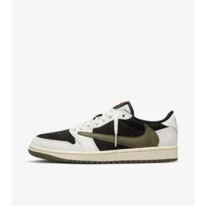 First Copy Air Jordan 1 X Travis Scott Olive Shoes For Men (SNC603)