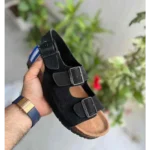 First Copy Birkenstock Black Suede For Men (SNC545)