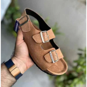 First Copy Birkenstock Suede Tan For Men (SNC546)
