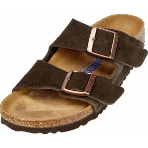First Copy Birkenstock Arizona Brown Suede For Men (SNC549)