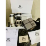 Premium Burberry Belt & Wallet Combo (TC54)