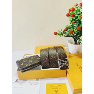Premium Louis Vuitton Belt & Wallet Combo (TC61)