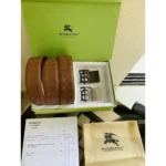 Premium Men's Burberry Belt with OG Box (SB08)