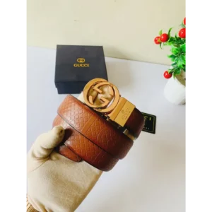 First Copy Men's Gucci Belt with OG Box (SB75)