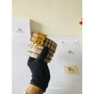 Premium Men's Burberry Belt with OG Box (SB97)