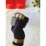 Premium Men's Salvatore Ferragamo Belt with OG Box (SB107)