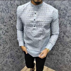 Latest Men's Cotton Printed Shirt