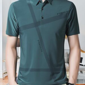Eyebogler Men Half Sleeves Polo Neck T-shirt