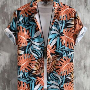 B.Bold Rayon Printed Half Sleeves Regular Fit Mens Casual Shirt