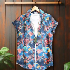 Be The Bold Rayon Printed Half Sleeves Regular Fit Mens Casual shirt