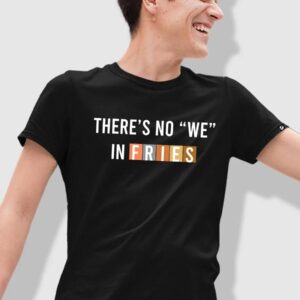 Teeshut Black Men's Printed T-shirt