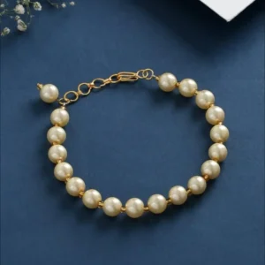 PD Enterprise Gold Plated Pearl Bracelet