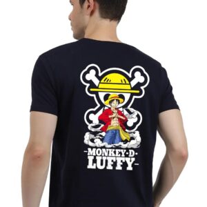 Teeshut Navy Blue Men's Printed T-shirt