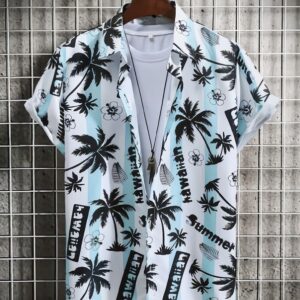 Lycra Printed Men's Shirt