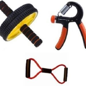 Abs Wheel, Hand Grip with 8 Shape Toning Band for Workout