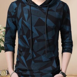 Eyebogler Men Printed Hood Neck T-shirt