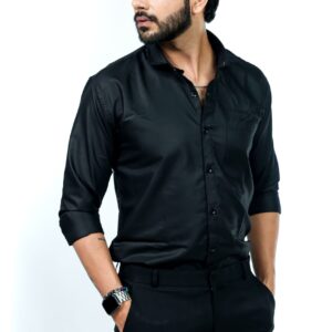 HARPITA Cotton Solid Full Sleeves Regular Fit Mens Formal Shirt