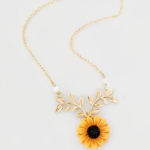 Sunflower Necklace For Women & Girls