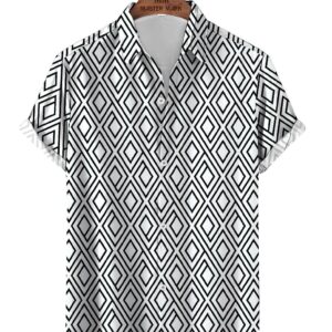 Men's Cotton Blend Printed Half Sleeves Shirt