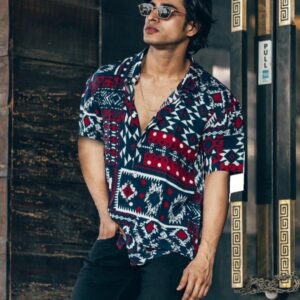 Rayon Printed Half Sleeves Regular Fit Mens Casual Shirt