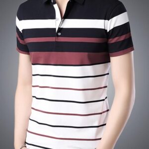Eyebogler Men Short Sleeves Polo Neck T-shirt