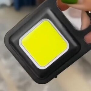 Mini LED COB Flashlight Keychain Light 500 Lumen Rechargeable Flashlights 4 Light Modes Portable Pocket