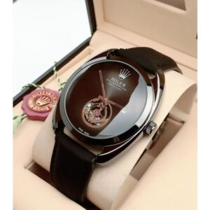 Men's Leather Rolex Watch (SG29)