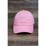 Plain Cotton Baseball Cap - Pink (ZS-2353296)