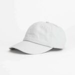Plain Cotton Baseball Cap - White (ZS-2353299)