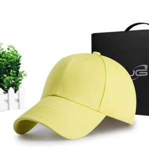 Plain Cotton Baseball Cap - Yellow (ZS-2353288)