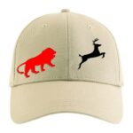 Trendy Printed Cotton Cap - Cream (ZS-2215809)