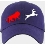 Trendy Printed Cotton Cap - Navy Blue (ZS-2215810)
