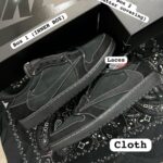 Travis Scott x AJ1 Low Black Phantom