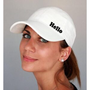 Exceptional Plain Printed Unisex Cap - White (ZS-2263426)