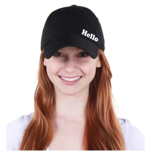 Exceptional Plain Printed Unisex Cap - Black (ZS-2263427)